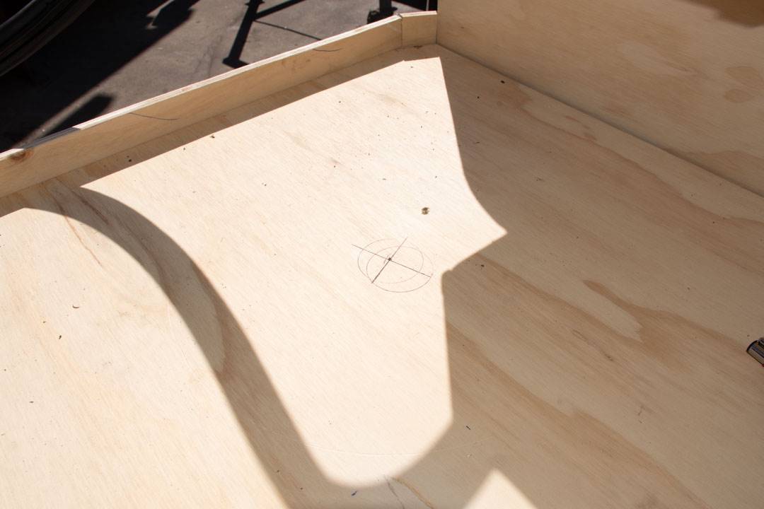 installing the sink in our campervan conversion