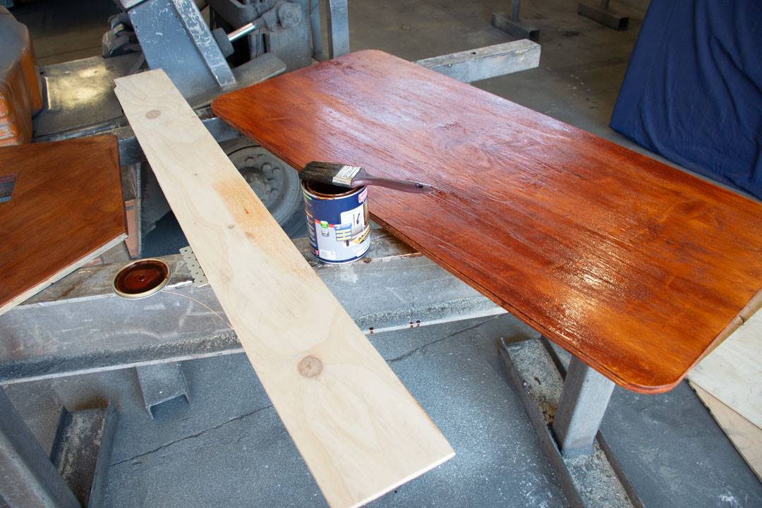 staining your campervan conversion