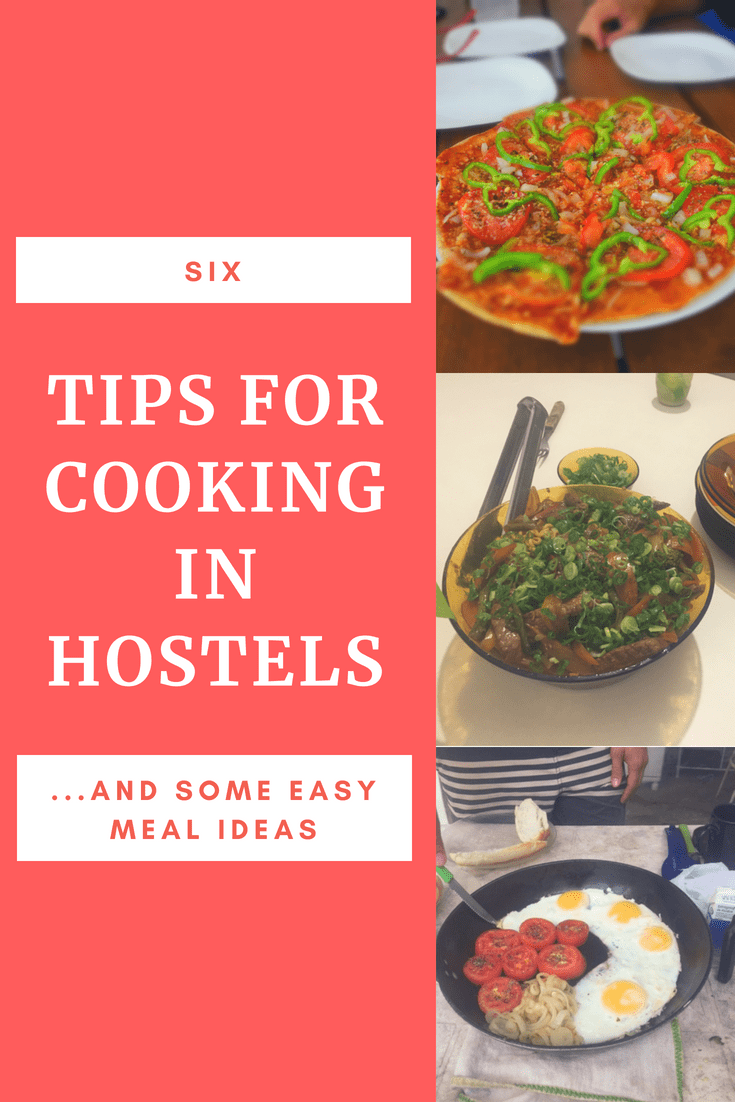 cooking in hostels tips for pinterest