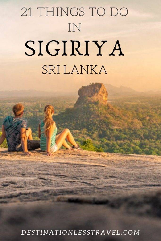 Things to do in Sigiriya Pin for Pinterest 