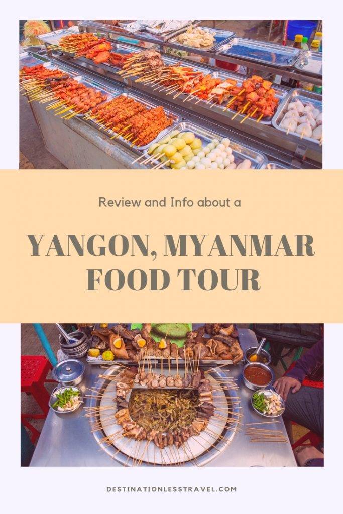yangon myanmar food tour pin