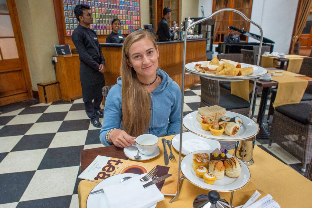 The food at the grand hotel high tea