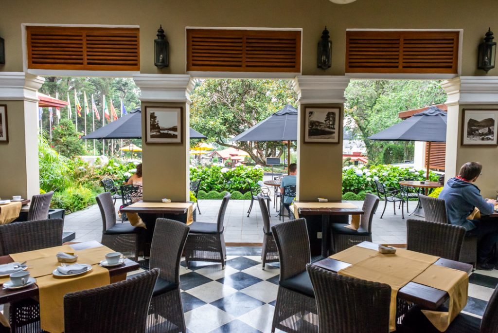 The tables at the grand hotel High Tea