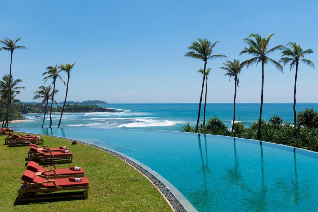 The pool at Cape Weligama Resort
