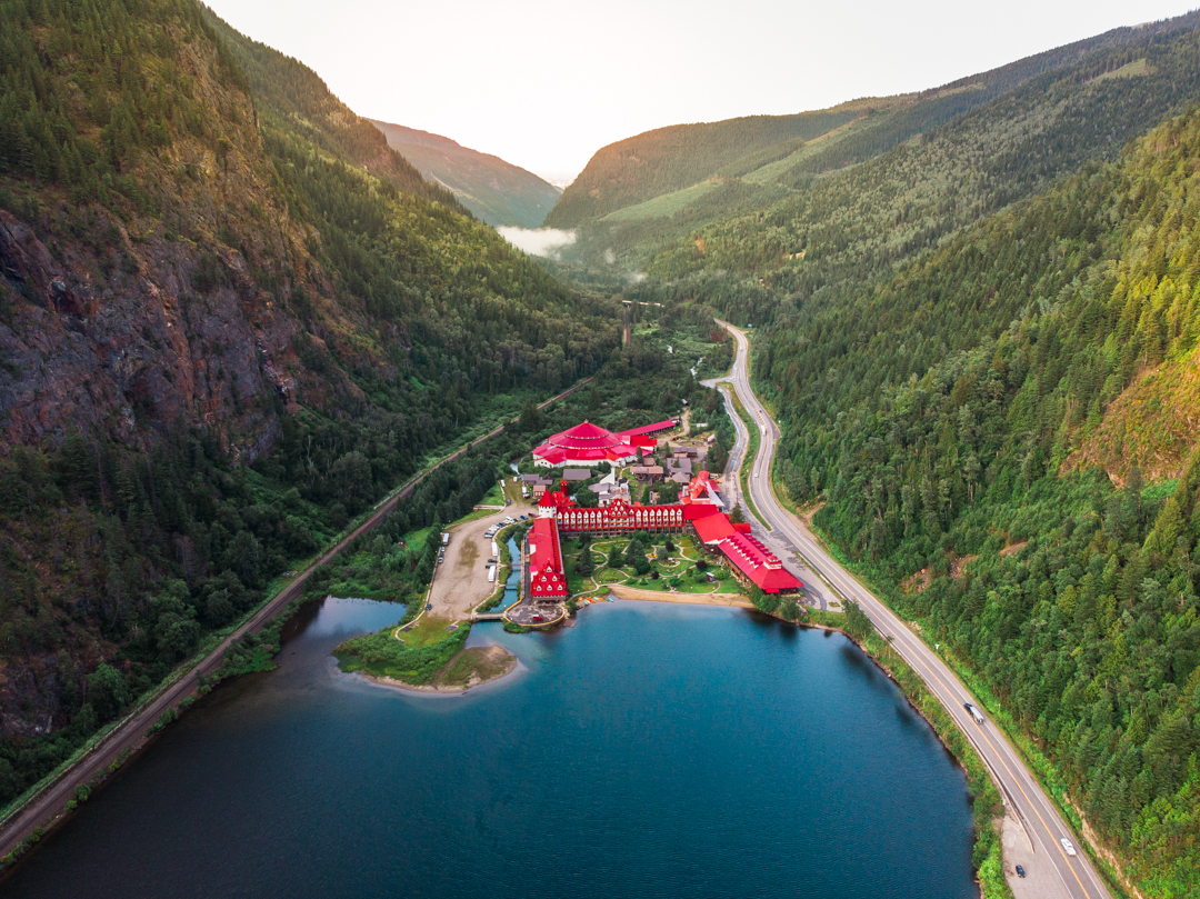 Three Valley Lake chateau in Revelstoke