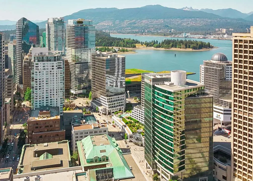 Vancouver city skyline