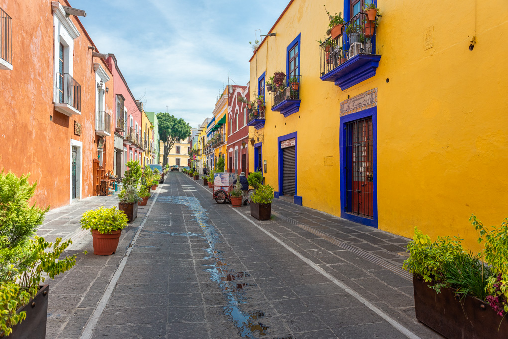 Los Sapos Neighborhood in Puebla