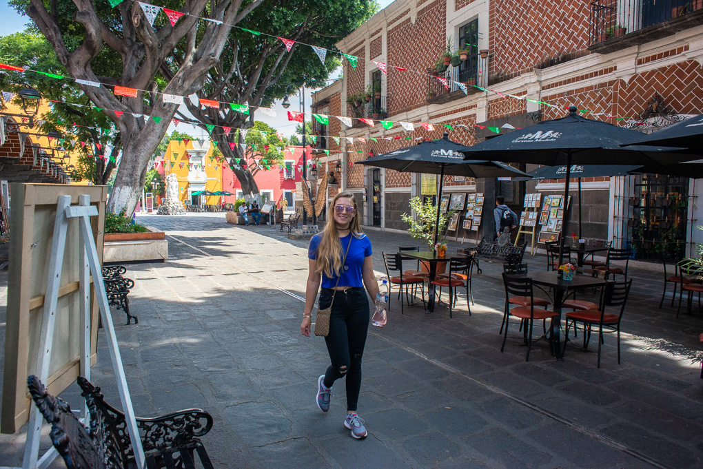 Barrio las Artistas in Puebla, Mexico