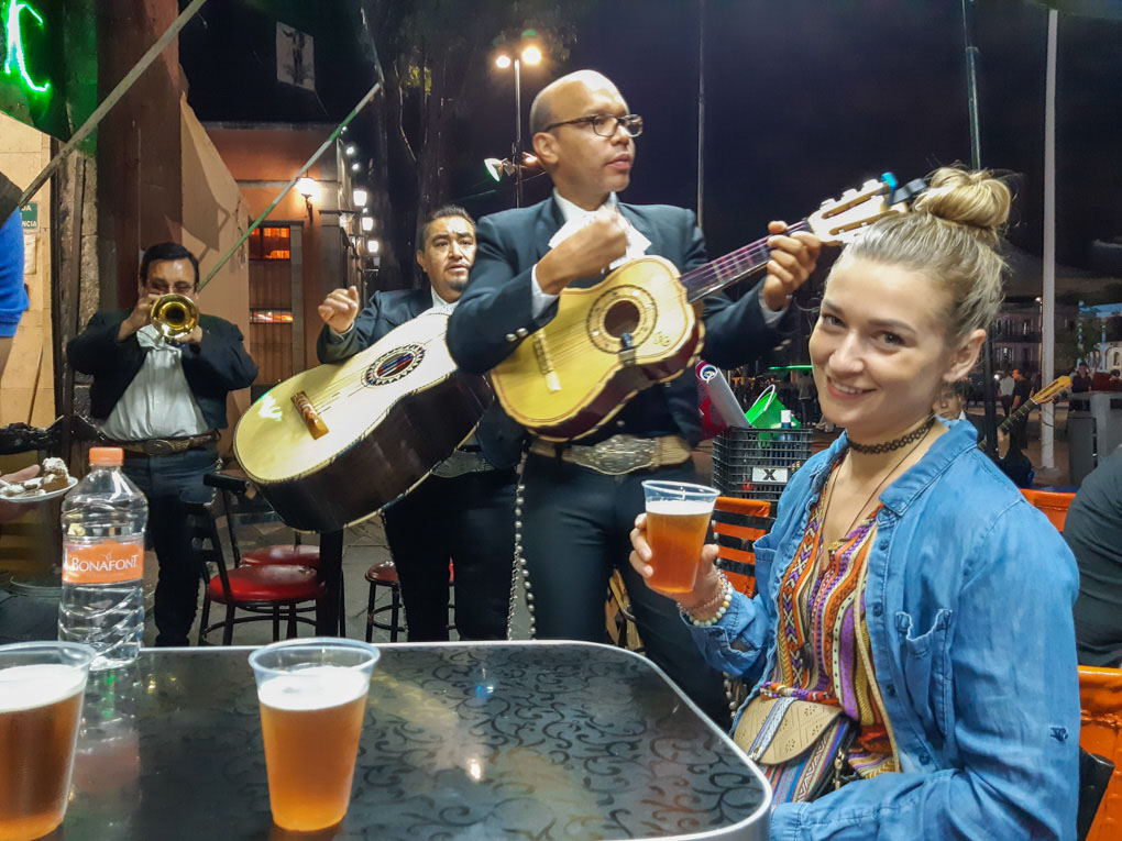 Listening to Mariachi in Mexico City