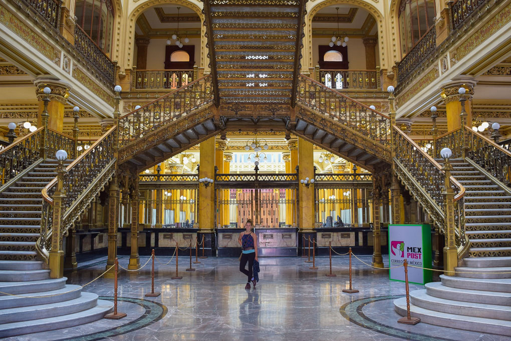 Postal Palace of Mexico in Mexico City