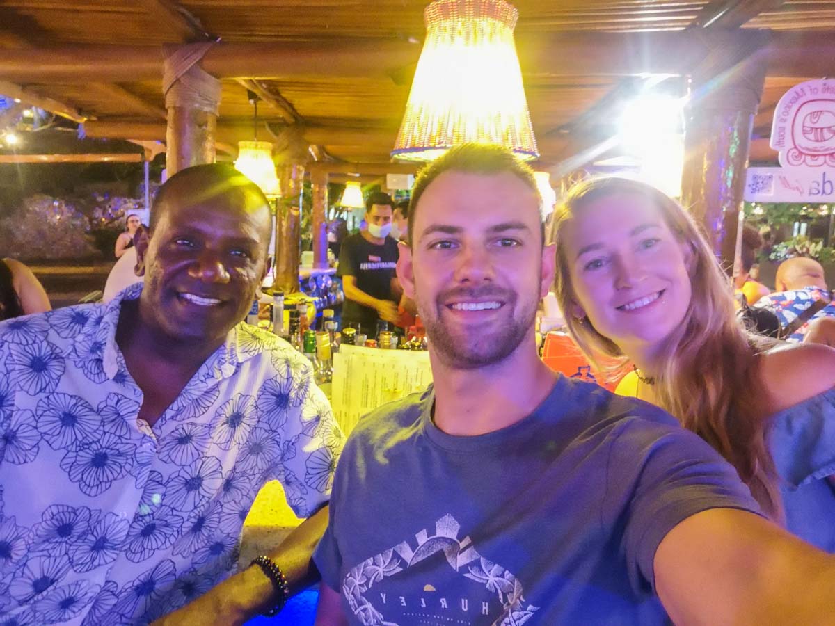 Out with friends in the Romantic Zone