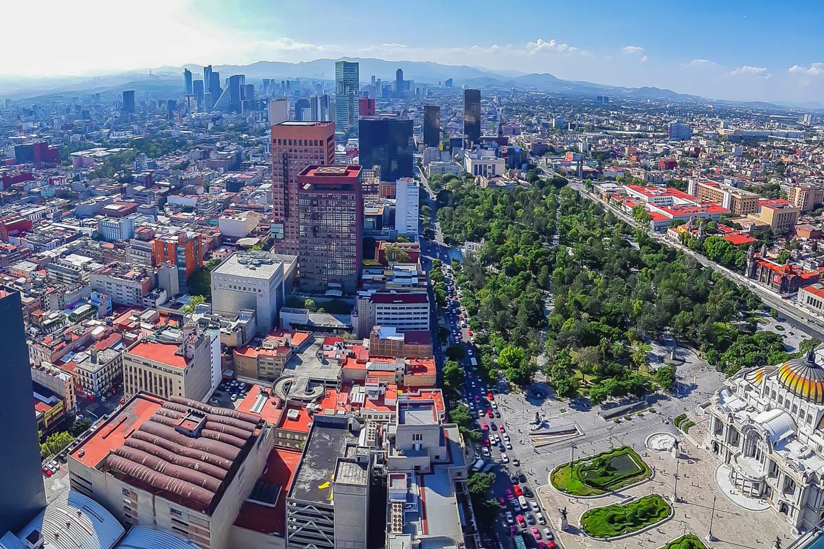 views from Mirador Torre Latino