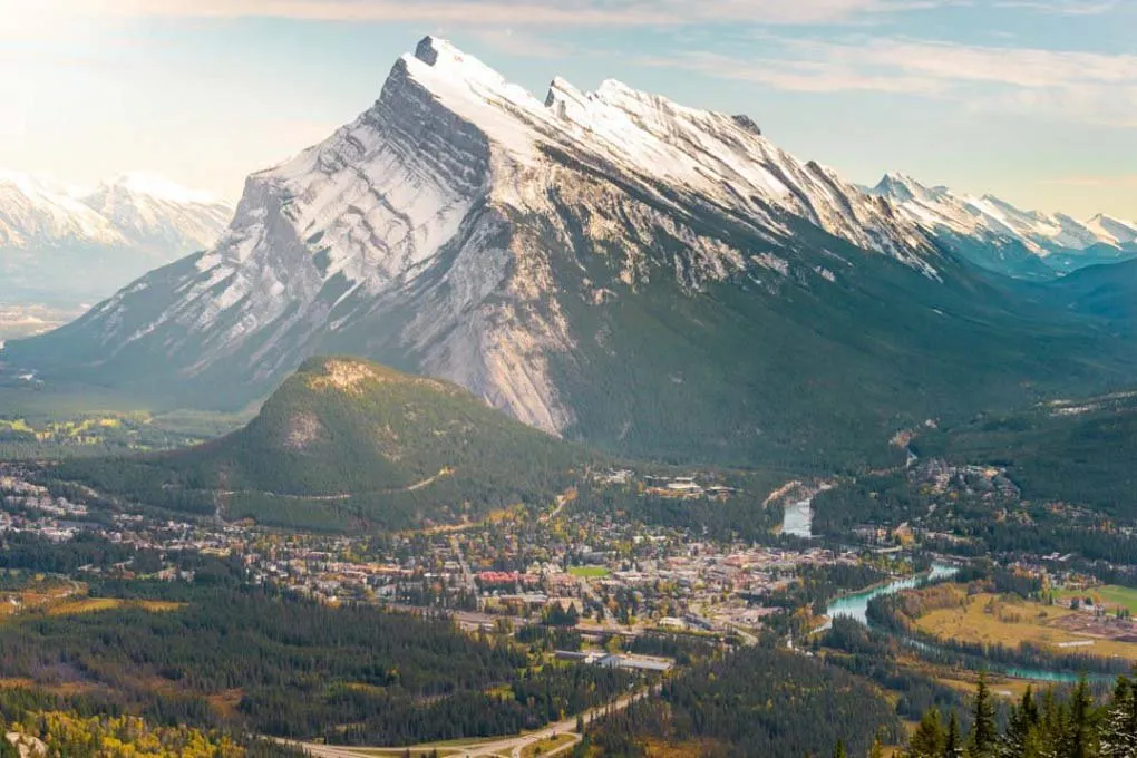 Mt Norquay Banff National Park. Views from the Juniper Hotel & Bistro