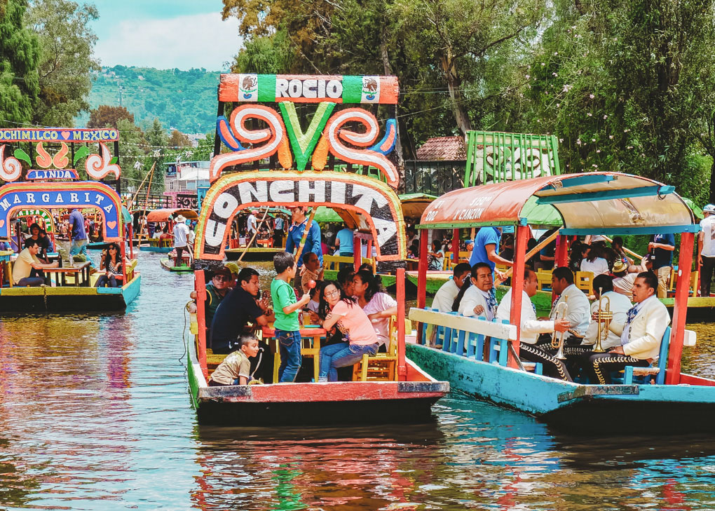 Xochimilco Canals near Mexico City