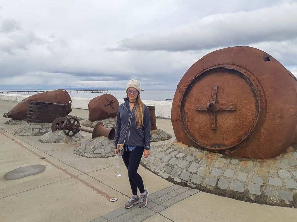 the waterfront promenade in punta arenas