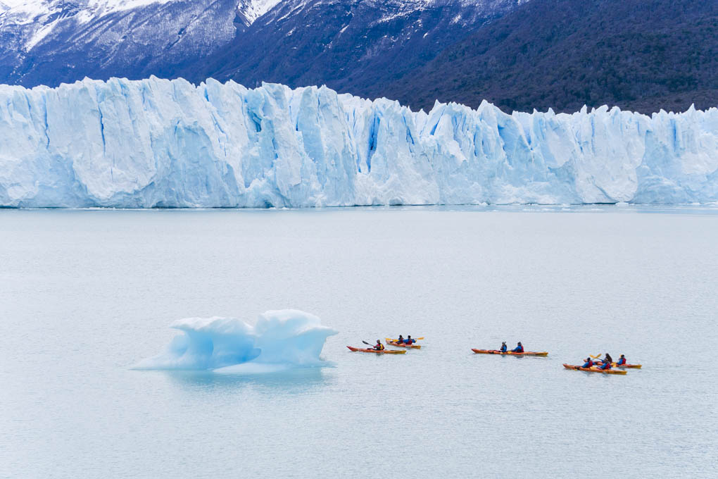 Kayaking at the Perito Moreno Glacier