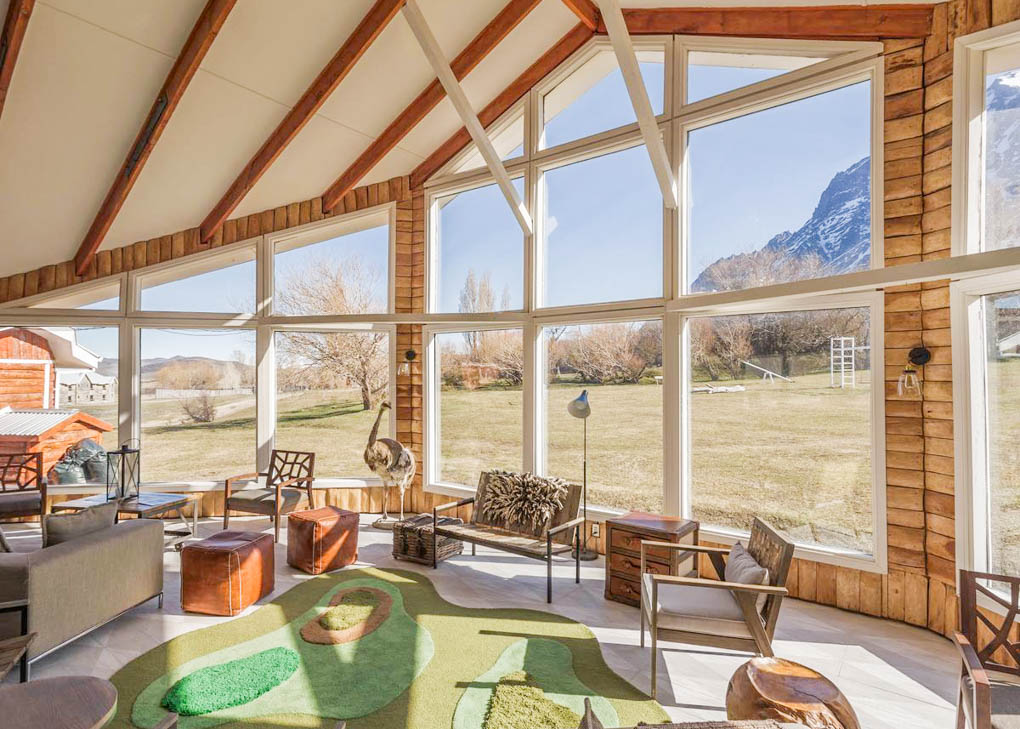 Comon areas in Hotel Las Torres Patagonia