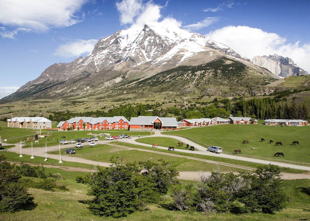 The view of Hotel Las Torres Patagonia