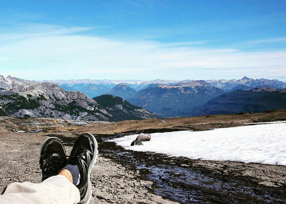 view from the base of cerro tronador