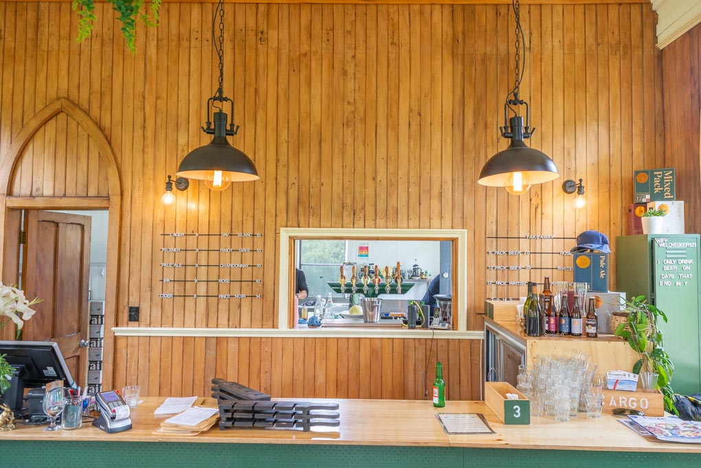 The inside at Cargo Brewery!