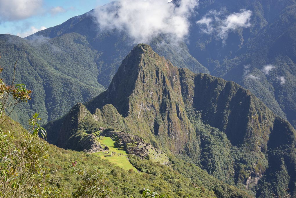 The views from Machu Picchu from Machu Picchu Mountain