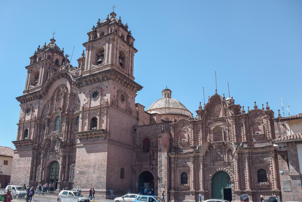 The main cathedral in Cusco, Peru