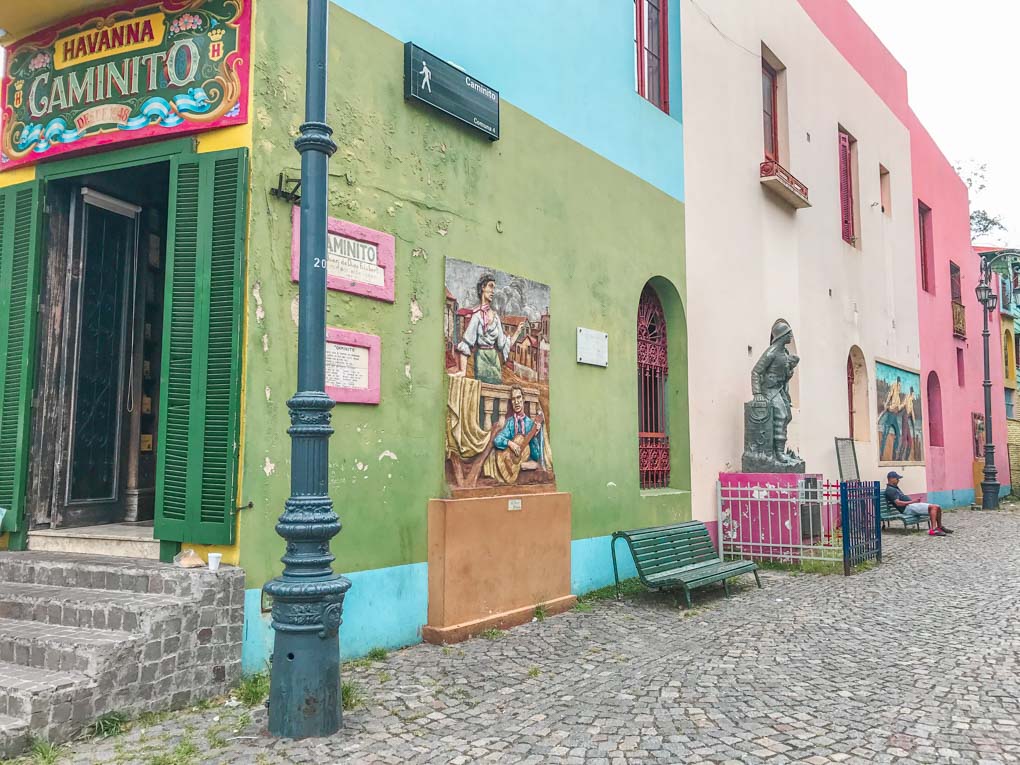 LA BOCA is the most colorful neighborhood in buenos aires