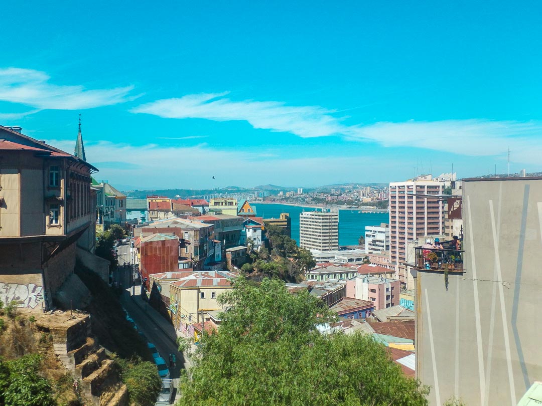 The views of Valparaiso, Chile