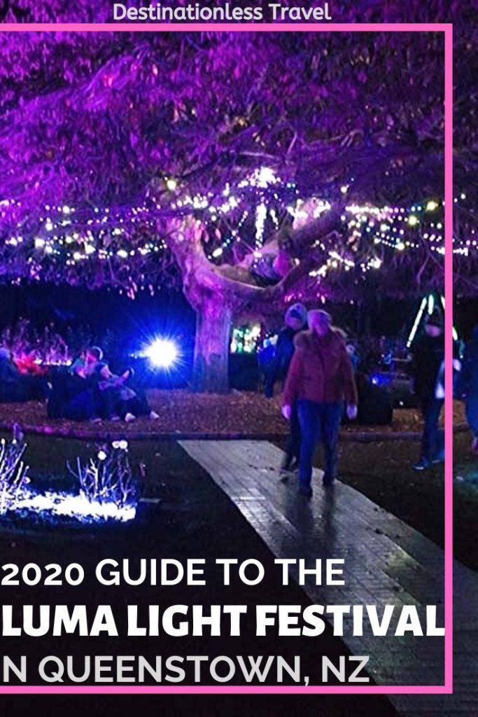 luma light festival in queenstown pin