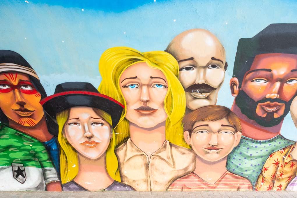 Graffiti on our tour in Barranco