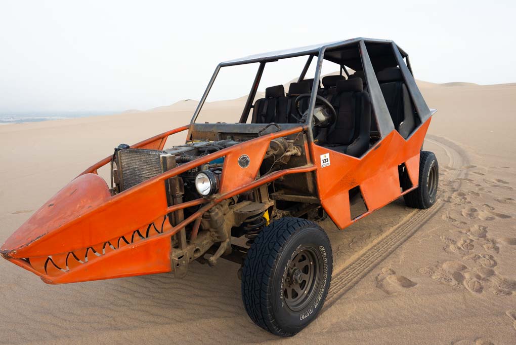 Dune buggy in Huacachina, Peru