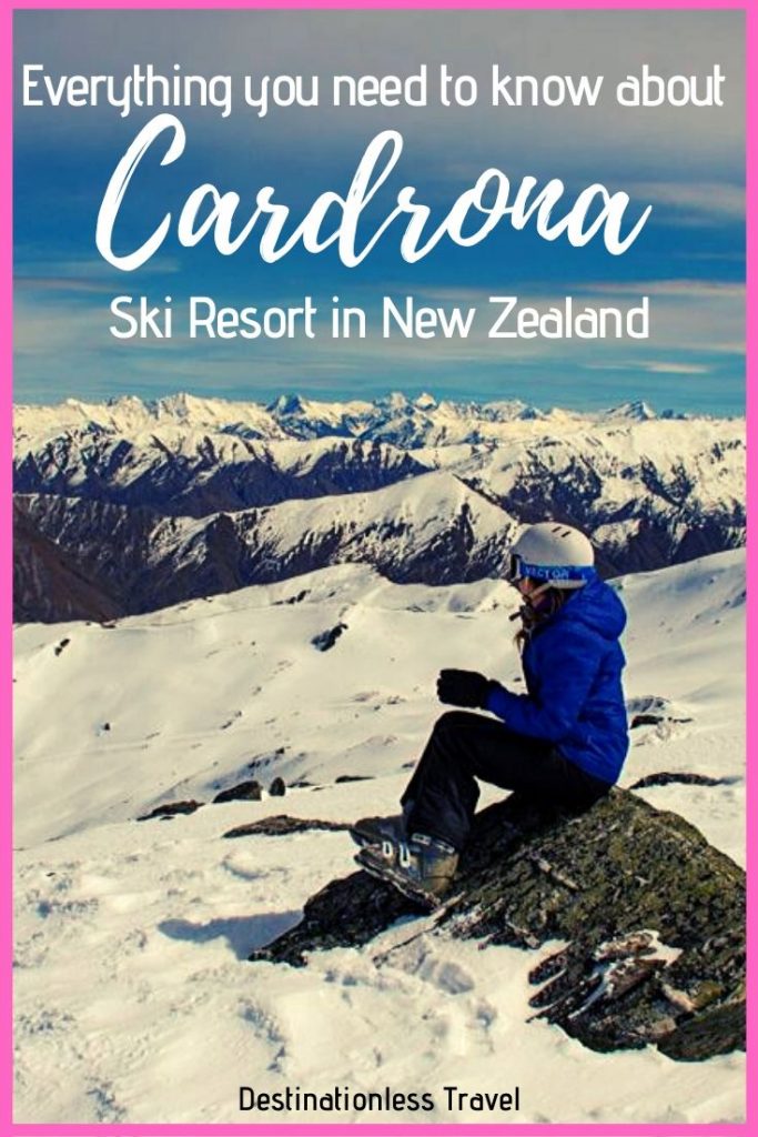 cardrona ski resort pin