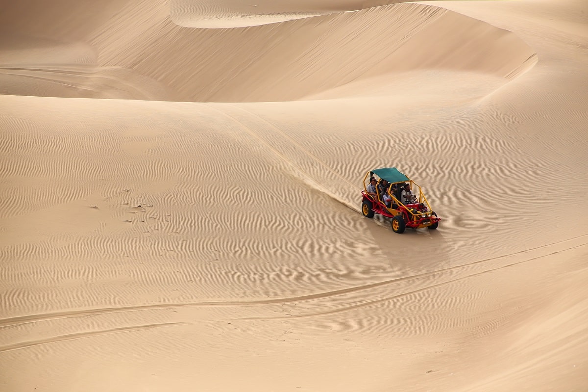 buggy in Huacachina, Peru