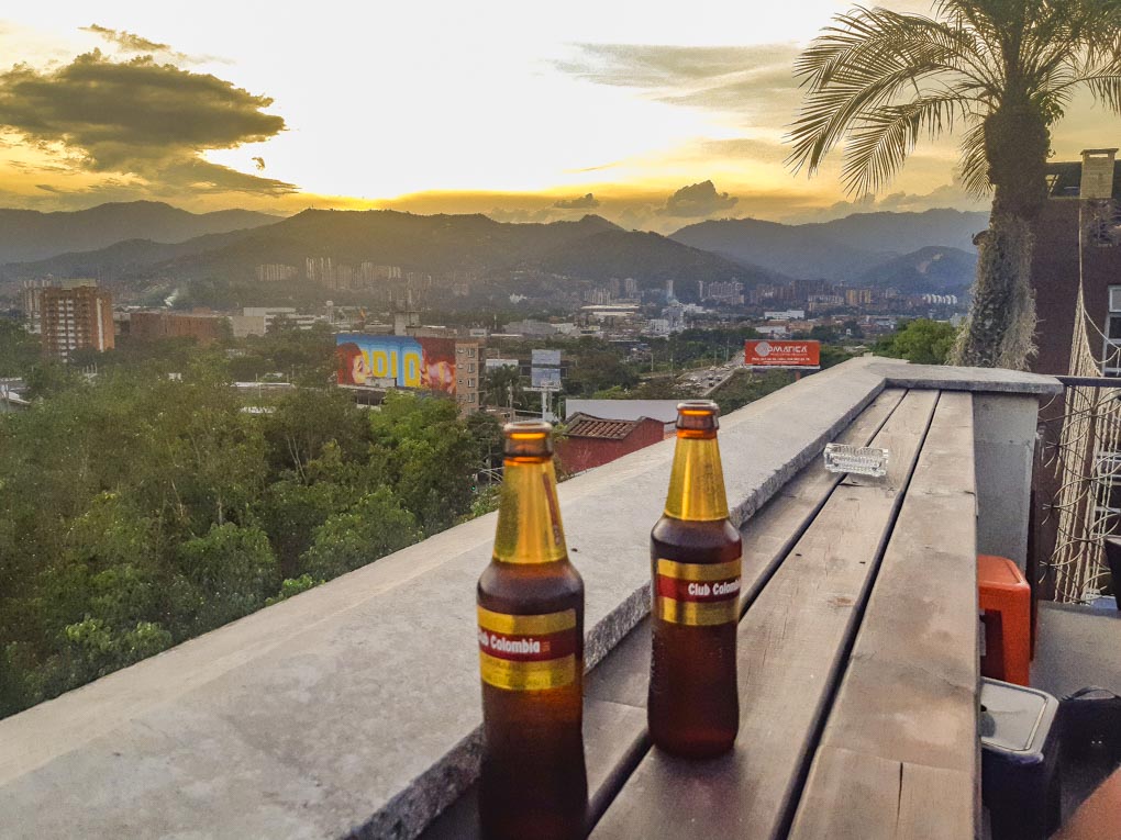 Sunset drinks at Los Patios, Medellin, Colombia
