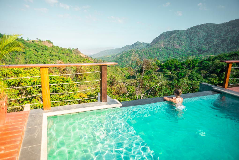 Bailey relaxes at Casa Viajes in Minca