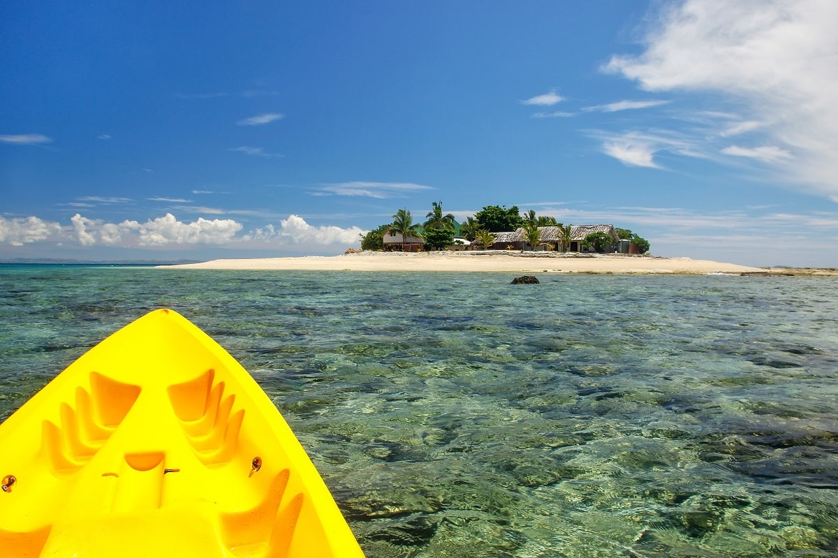 view of the Mamanuca Islands in Fiji