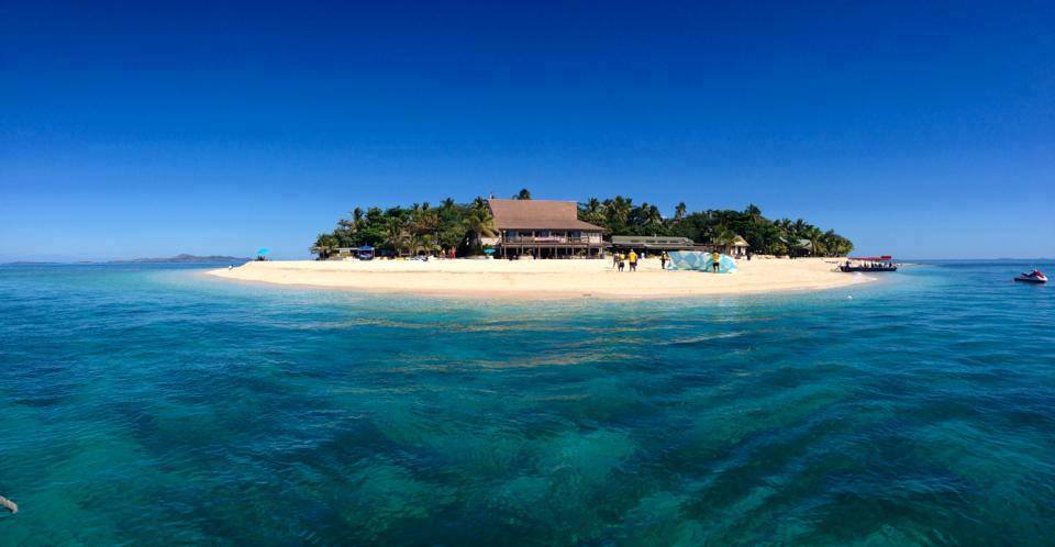 the private island of Beachcomber Island Resort