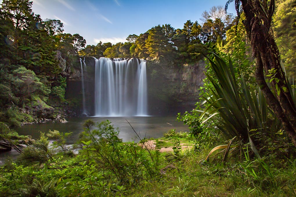 Rainbow Falls in the Bay of Islands, New Zealand