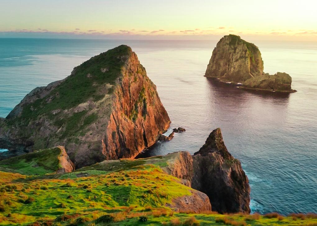 Photo of the views along the Cape Brett Walkway in the Bay of Islands, New Zealand