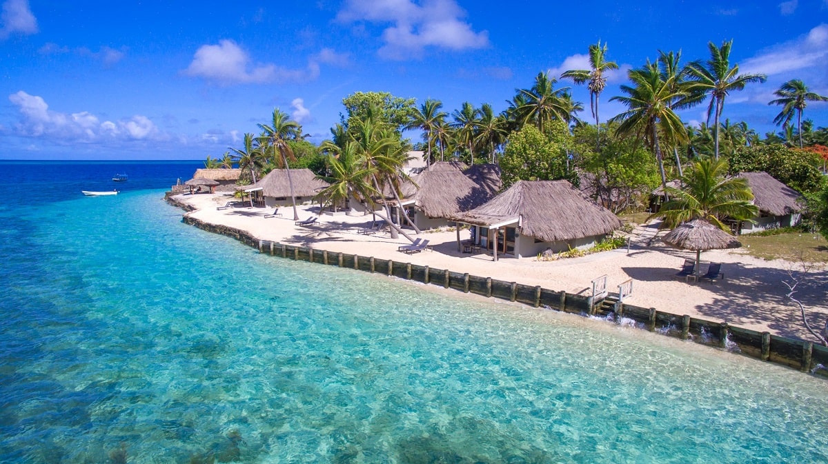 View of Castaway Island in Fiji
