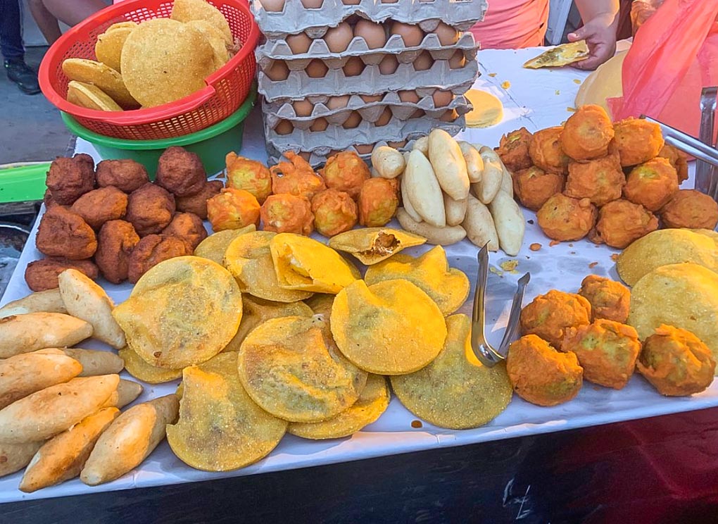 Street food in Cartagena