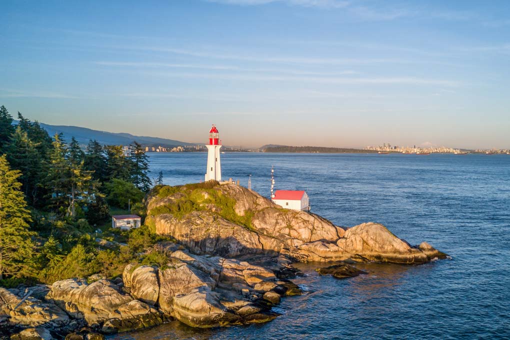 A view of Lighthouse Park in Vancouver
