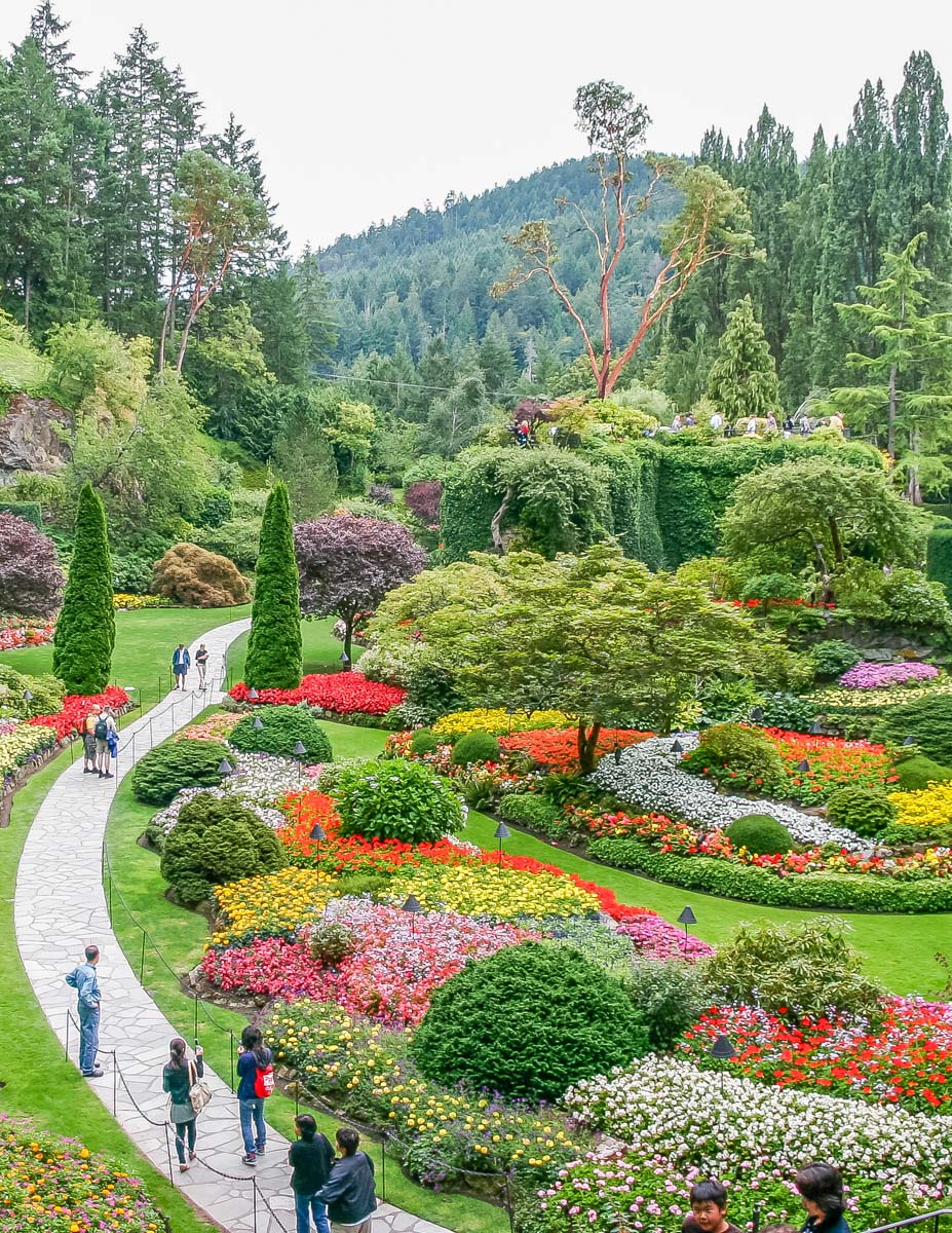 The Butchart Gardens on Vancouver, Island
