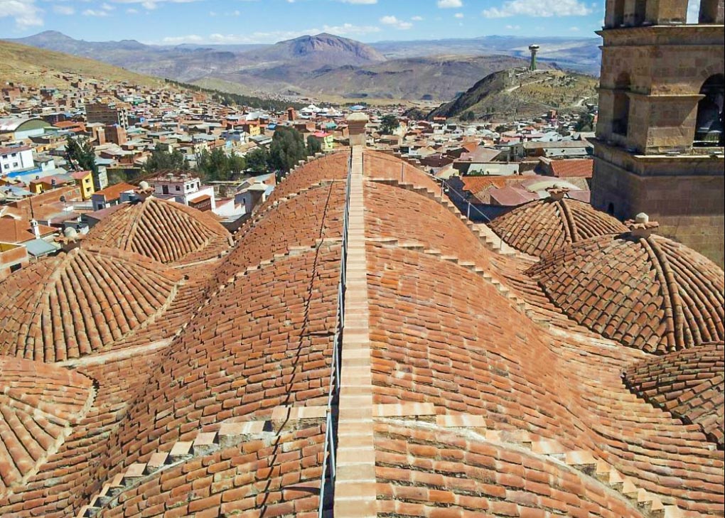 Views from the top of San Francisco Cathedral, Potosi