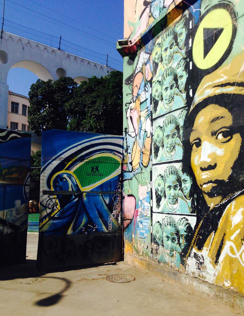 More street art in Lapa, Rio