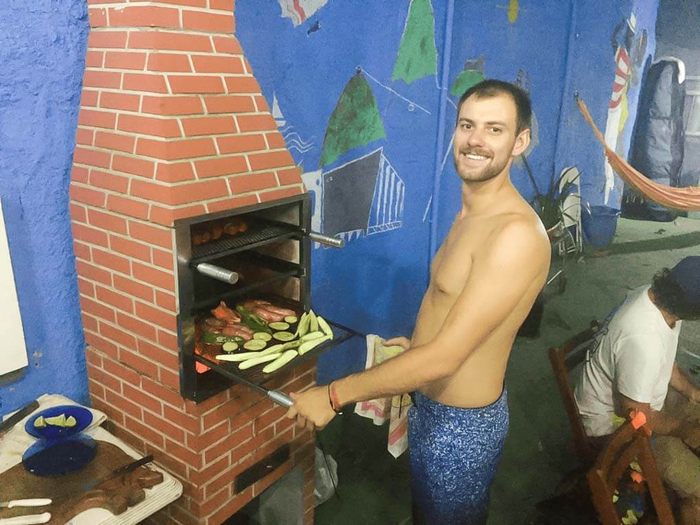 Daniel cooks a Churrascaria in Brazil