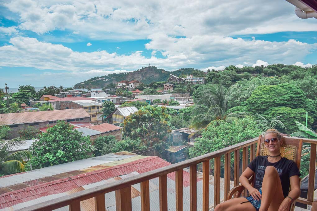 Enjoying the peace and quiet on the outskirts of San Juan del Sur town