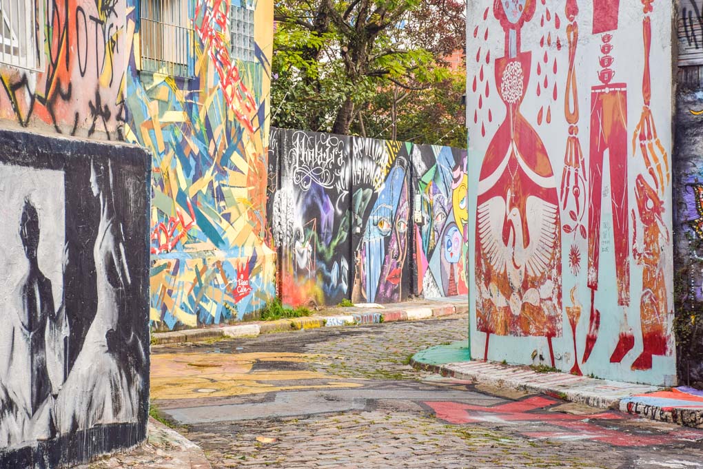The graffiti at Batman's Alley, Vila Madalena, Sao Paulo, Brazil