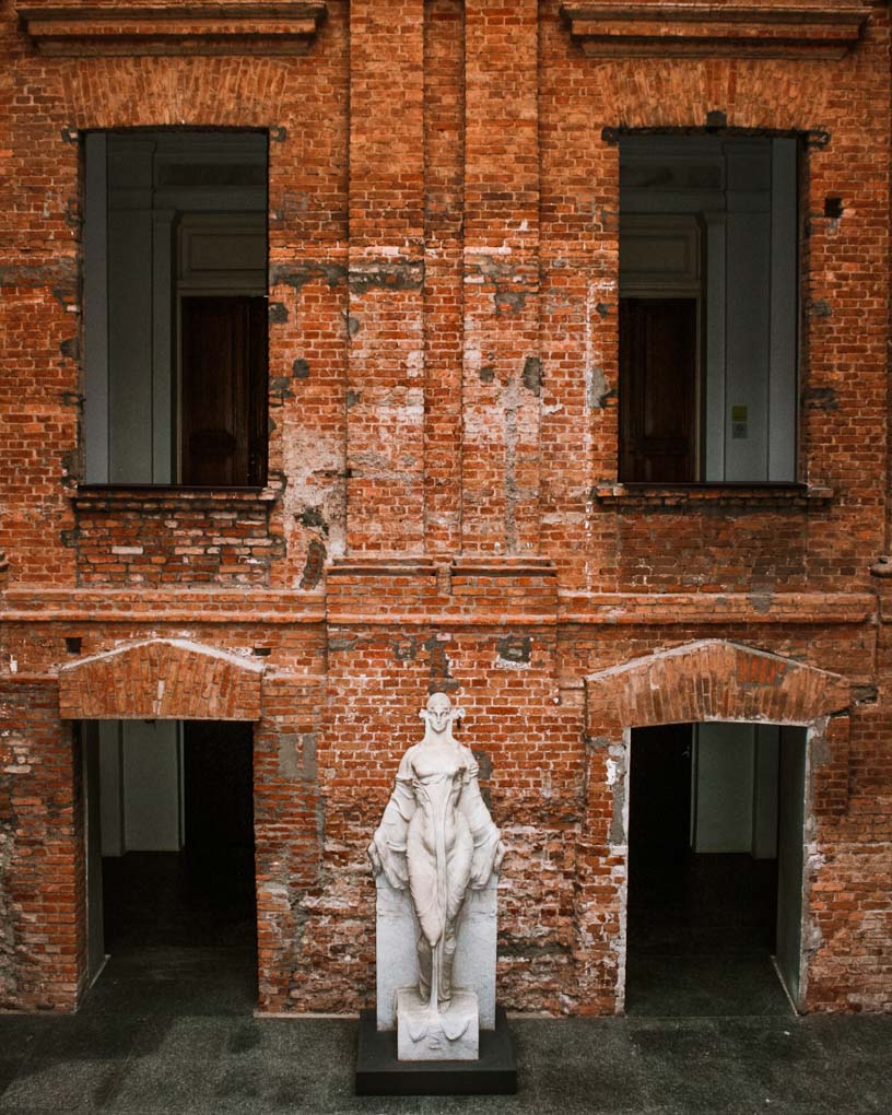 Artwork in the Pinacoteca in Sao Paulo, Brazil