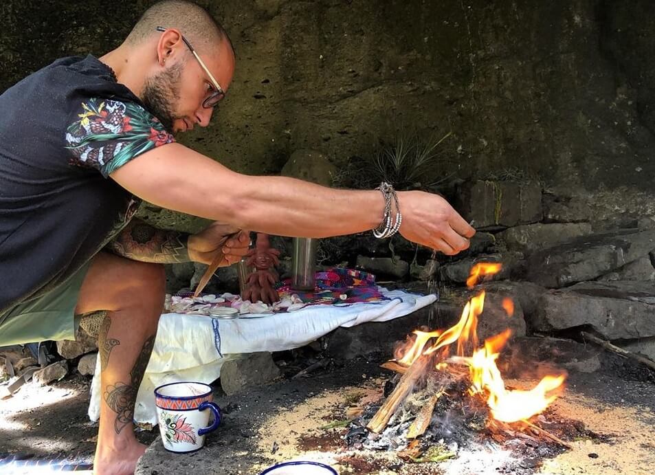 cocao ceremony in san marcos, lake atitlan